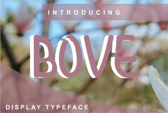A Font for Every Project: Testing the Versatile Display Font Bove