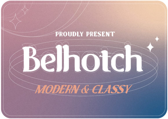 Belhotch: A Refined Display Typeface for Web Designers