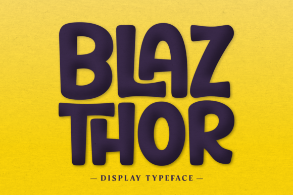 Blaz Thor: The Bold Display Font Crafters Love