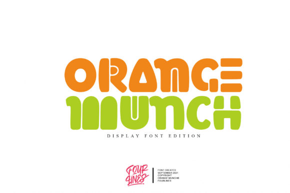 Boost Your Brand’s Personality with Orange Munch Font