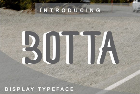 Botta: A Display Font Built for Branding Experiments