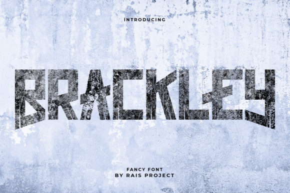 Brackley: A Thick Lettered Display Font for Digital Impact