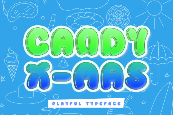 Candy X-mas: A Playful Font for Consistent Branding