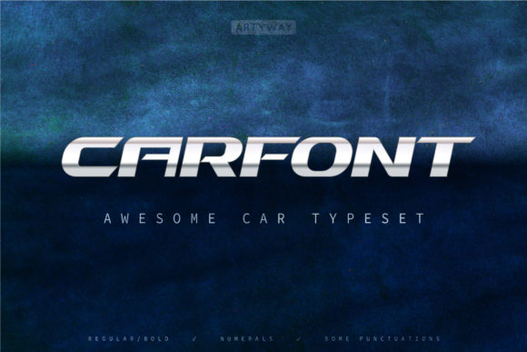 Car Font: A Bold Display Typeface for Your Brand