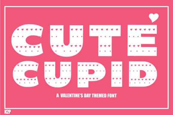 Cute Cupid: A Friendly Display Font for Editorial Design