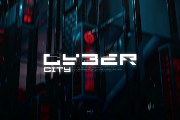 Cyber City Font Review: A Cool Squared Display Typeface