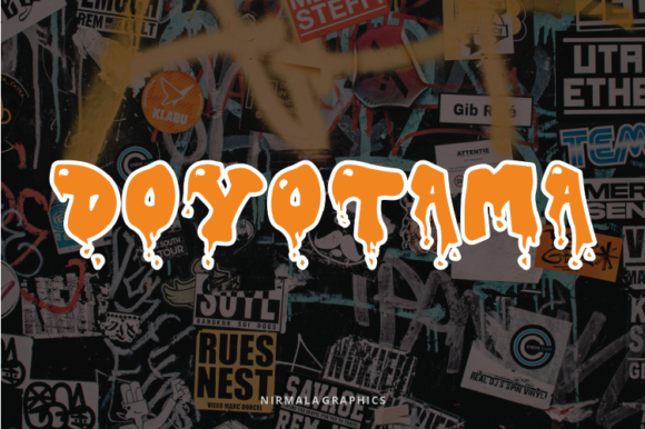 Doyotama: A Bold Display Font for Campaign Creatives