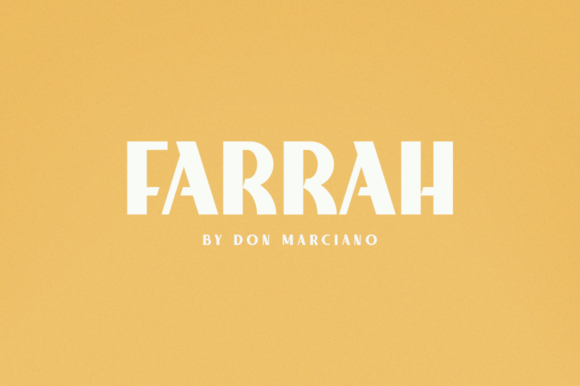 Farrah: A Bold Display Font for Campaign Headlines