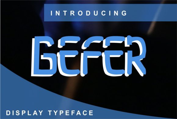 Gefer: A Display Font That Demands Attention Across Digital Campaigns