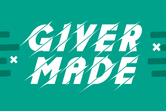 Giver Made: A Bold Display Font for Campaign Creators