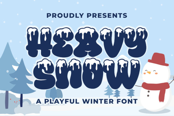 Heavy Snow: A Bold Display Font for Web Design