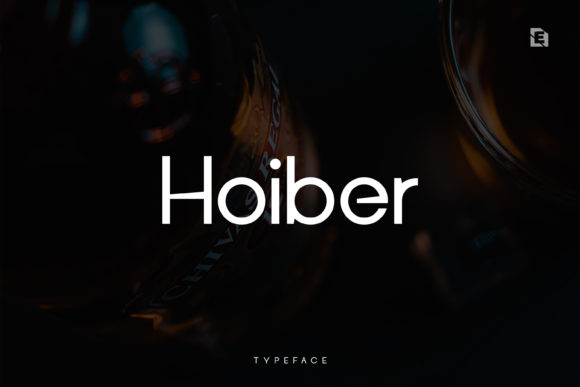 Hoiber: A Modern Display Font for Small Business Branding