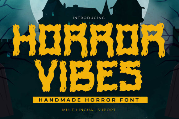 Horror Vibes: The Display Font That Commands Attention