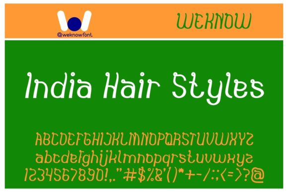 India Hair Style: A Display Font for Warm, Editorial Character