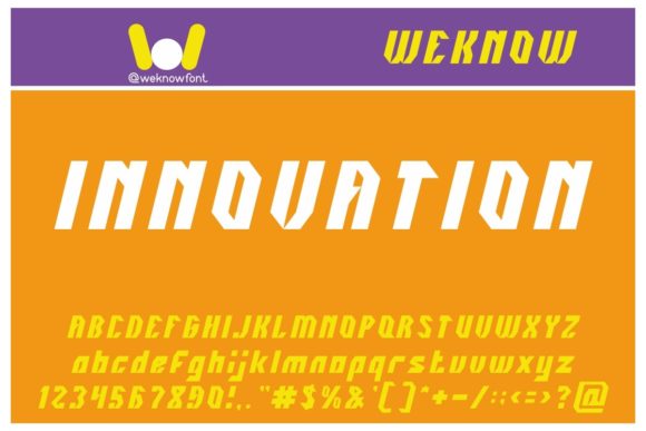 Innovation Font: A Bold Choice for Campaigns That Need to Shout