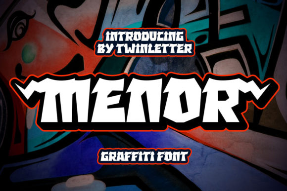 Menor Font: A Bold Graffiti Typeface for Makers