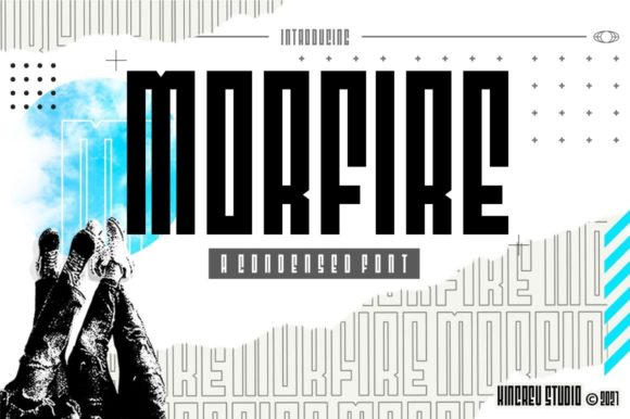 Morfire: Bold Display Font for Handmade Sellers
