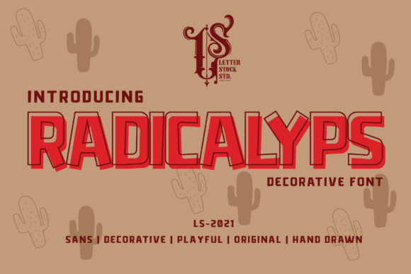 Radicalyps: A Bold Display Font That Owns the Room