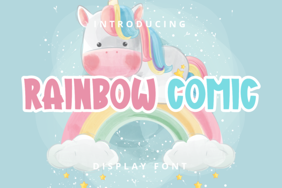 Rainbow Comic: An Editorial Typeface for Bold Expression