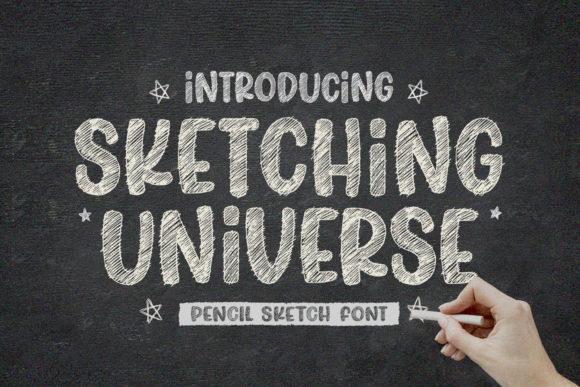 Sketching Universe: A Playful Display Font for Digital Brands