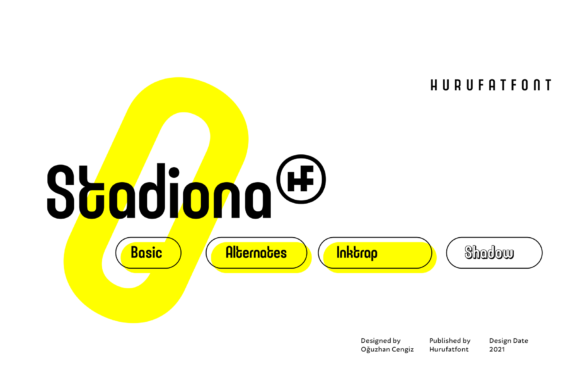 Stadiona: A Cool Display Font for Memorable Brand Visuals